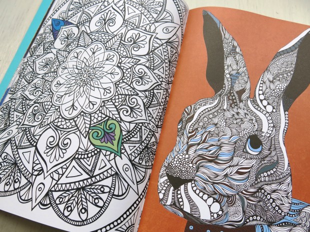 the art therapy coloring book