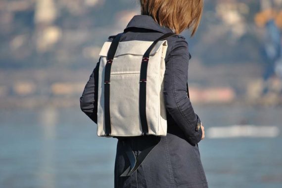 Backpack 202 ivory - InconnuLAB