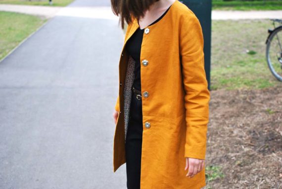 Linen coat for women - InconnuLAB clothes