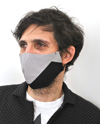 Face mask for men - Grey/Black - InconnuLAB