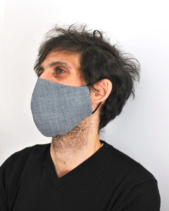 Face mask for men - Grey - InconnuLAB