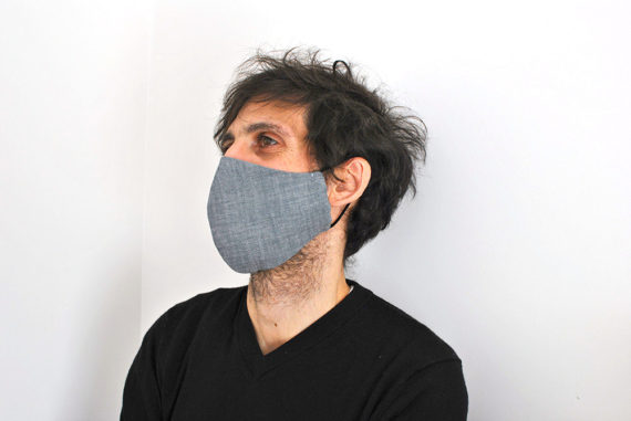 Face mask for men - Grey - InconnuLAB
