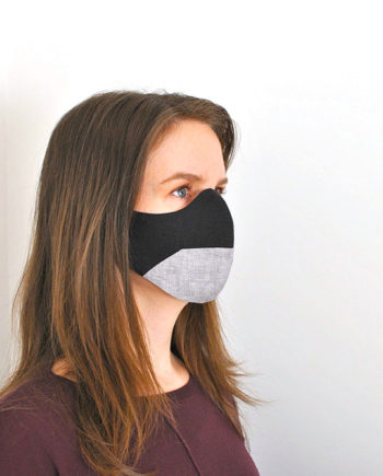 Face mask for women - Black/Grey - InconnuLAB