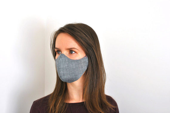 Face mask for women - Grey - InconnuLAB