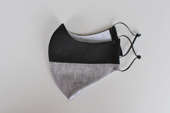 Face mask for women - Black/Grey - InconnuLAB